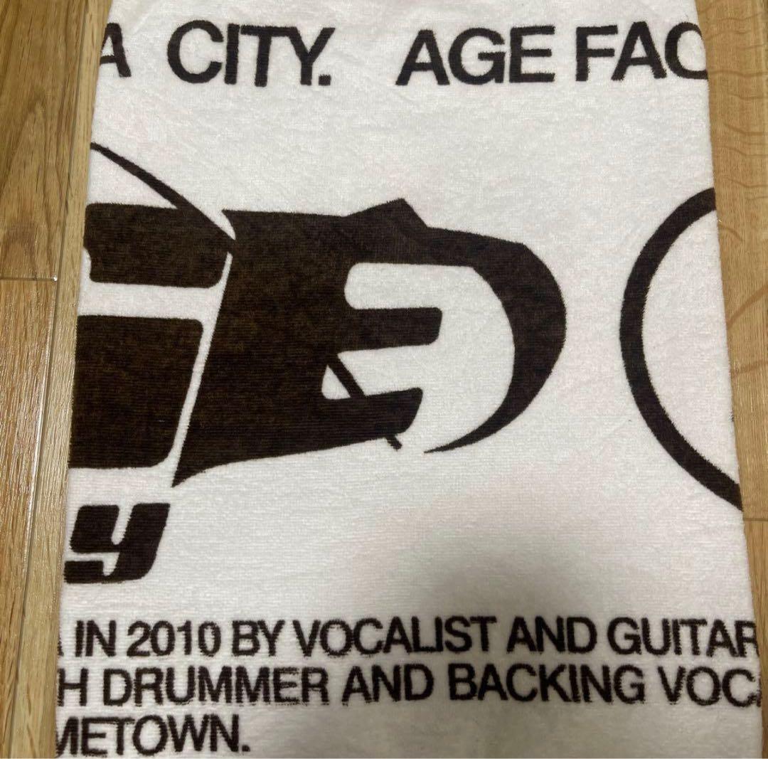 Age Factory Ringer Tee XL × タオル WHITEセット