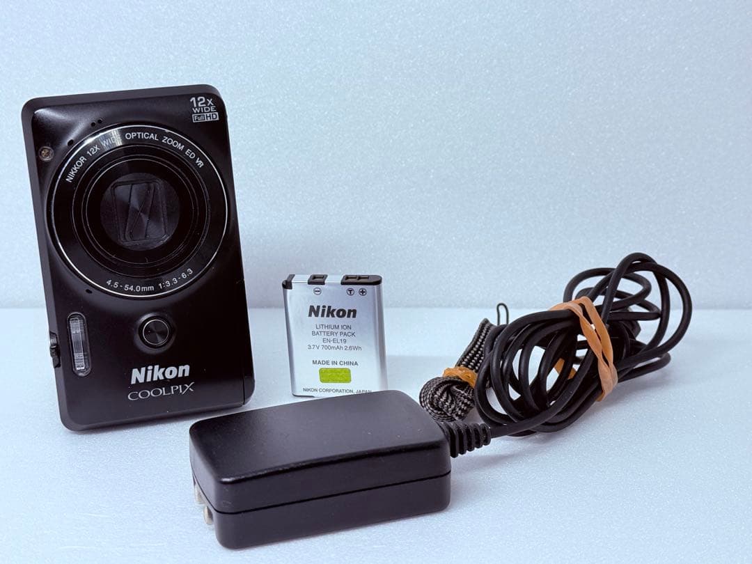Nikon COOLPIX S6900 ブラック タッチ操作&wifi転送可