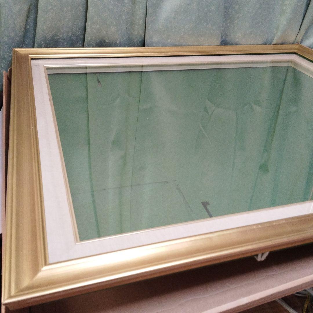 使用回数1回のみ　油絵用額縁　F30号　ゴールド　キャンパス用額縁　アート用品