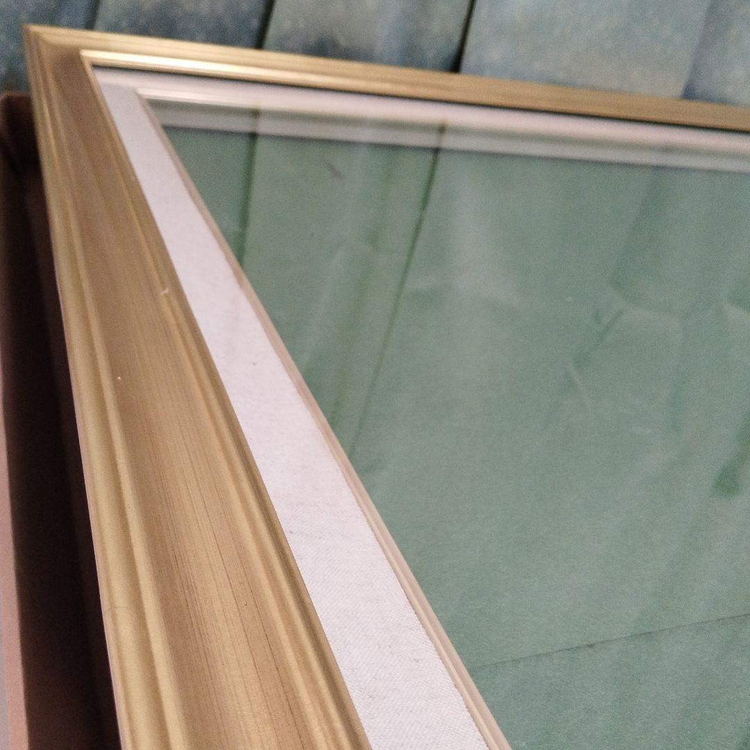 使用回数1回のみ　油絵用額縁　F30号　ゴールド　キャンパス用額縁　アート用品