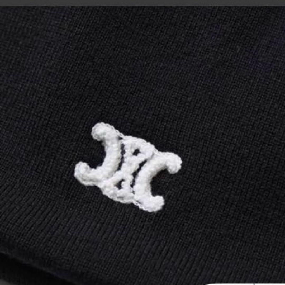 CELINE ニット帽トリオンフ ビーニー ユニセックス　新作BTS 本物