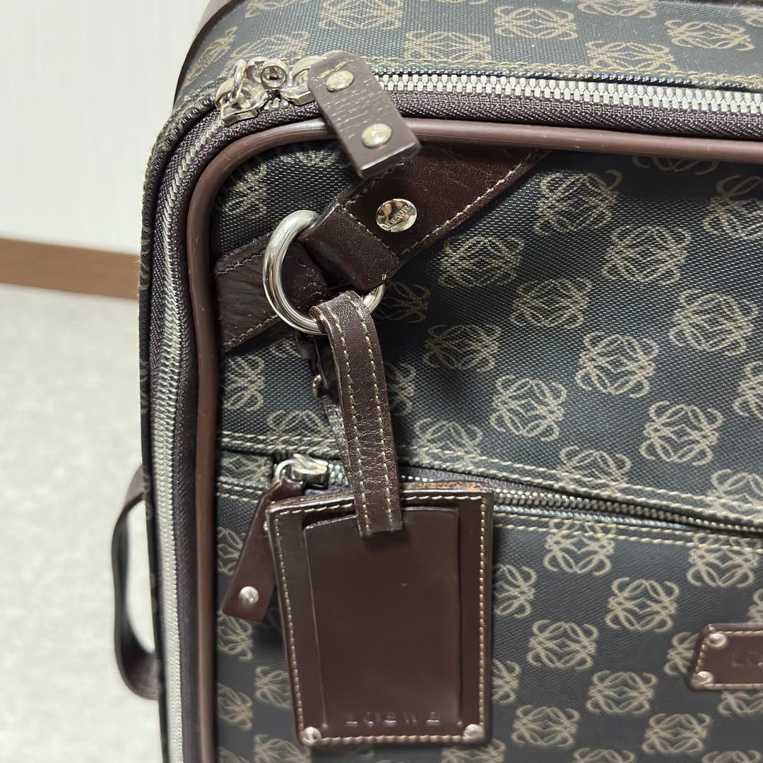 LOEWE キャリーケース アナグラム レザー