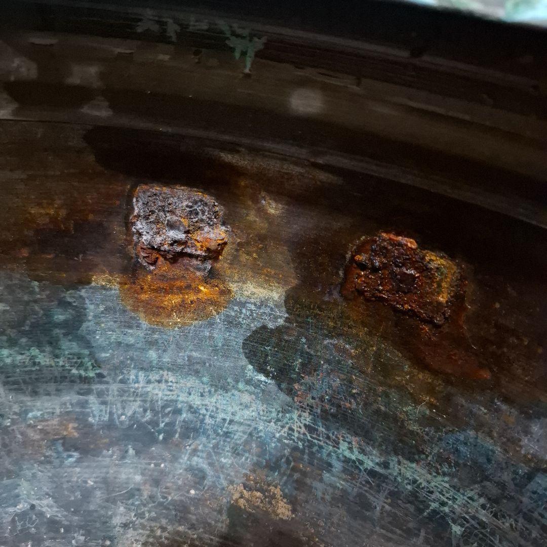 伝統工芸　工芸美術　大火鉢　丸火鉢　銅製火鉢　大型火鉢　 銅製　銅器　古銅