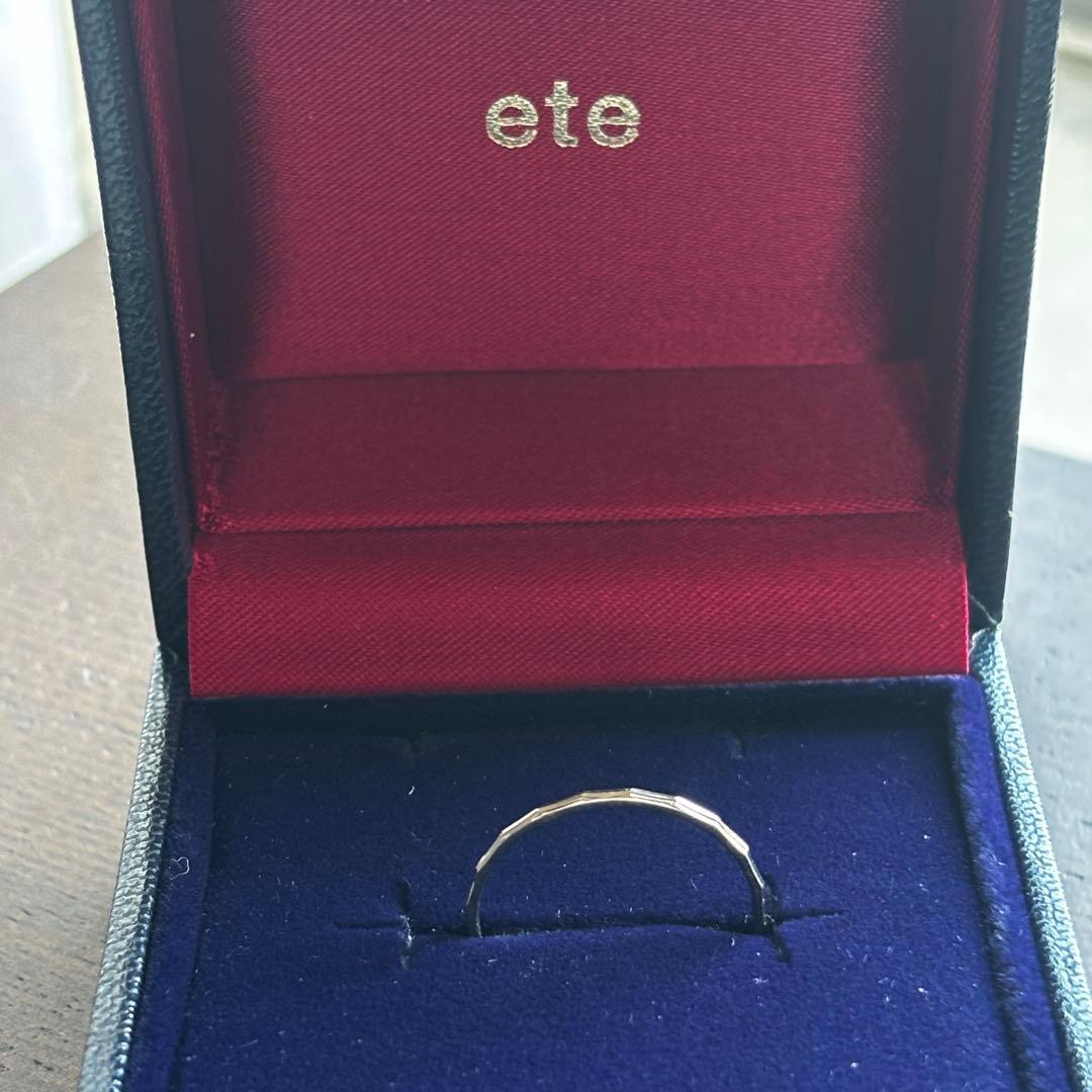 ete K10 シルバーカットリング 16号