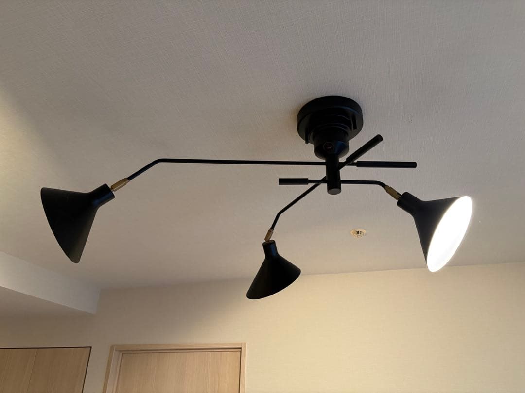 INTERFORM　Ronne (ロネ) 3灯シーリングライト※リモコン付属