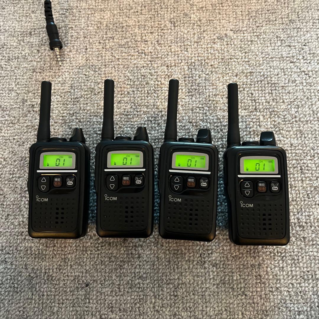 ICOM IC−4350 4台セット スピーカーマイク2個、充電器付き
