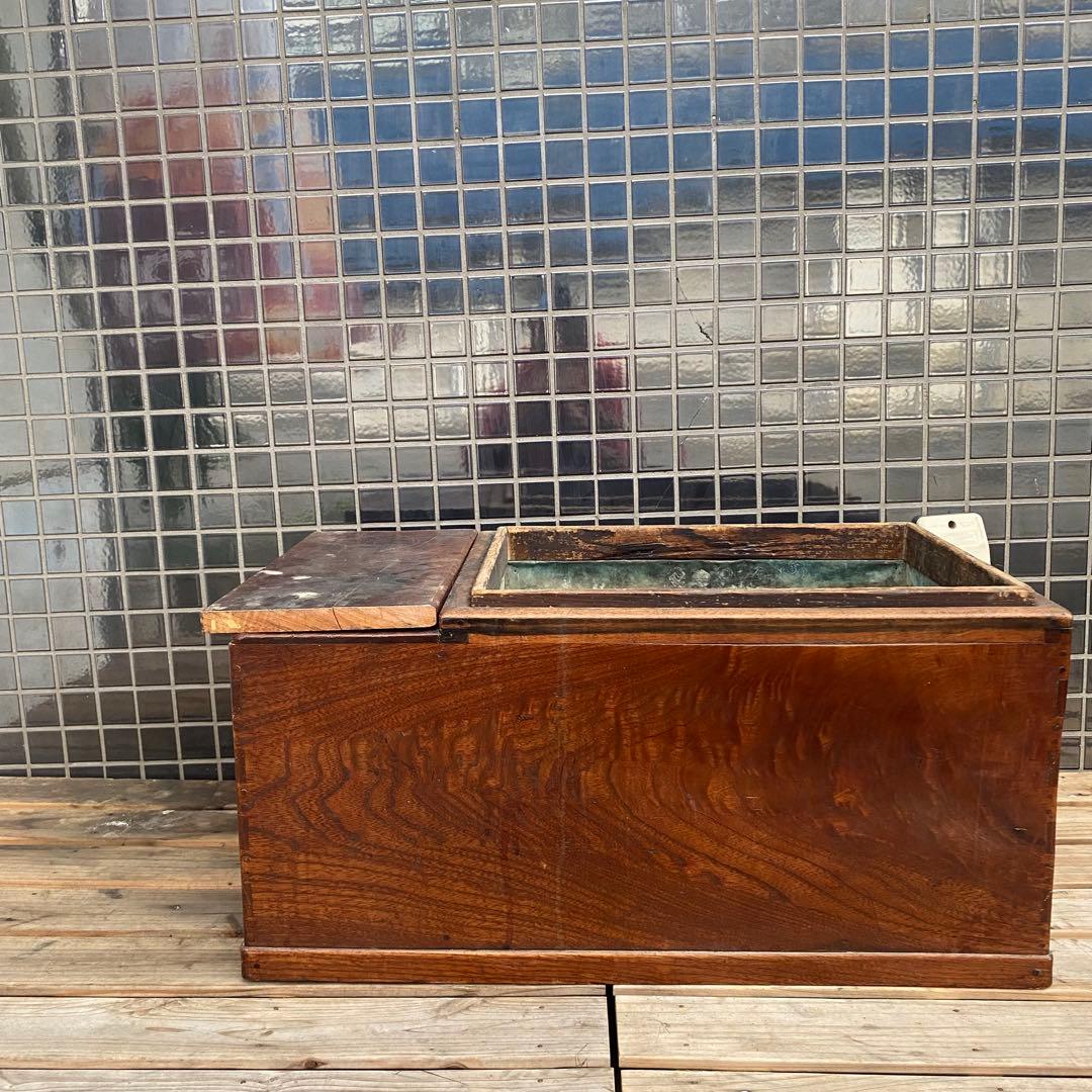 時代物 長火鉢 5杯 引き出し付き 古道具 昭和レトロ 古民家 インテリア