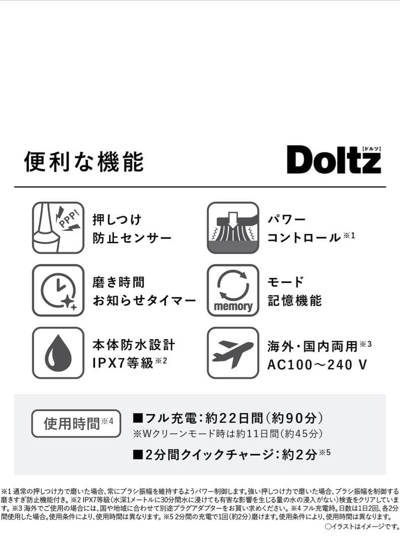 パナソニック 電動歯ブラシ ドルツ ハイグレードモデル　黒 EW-NDPD6-K