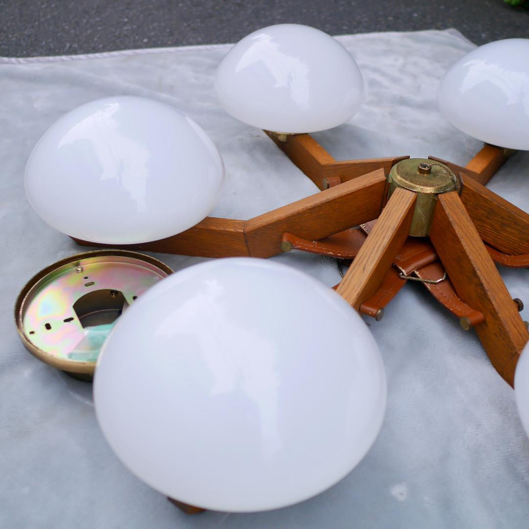 yamagiwa ヤマギワ ミッドセンチュリー シャンデリア 6灯 天井 照明