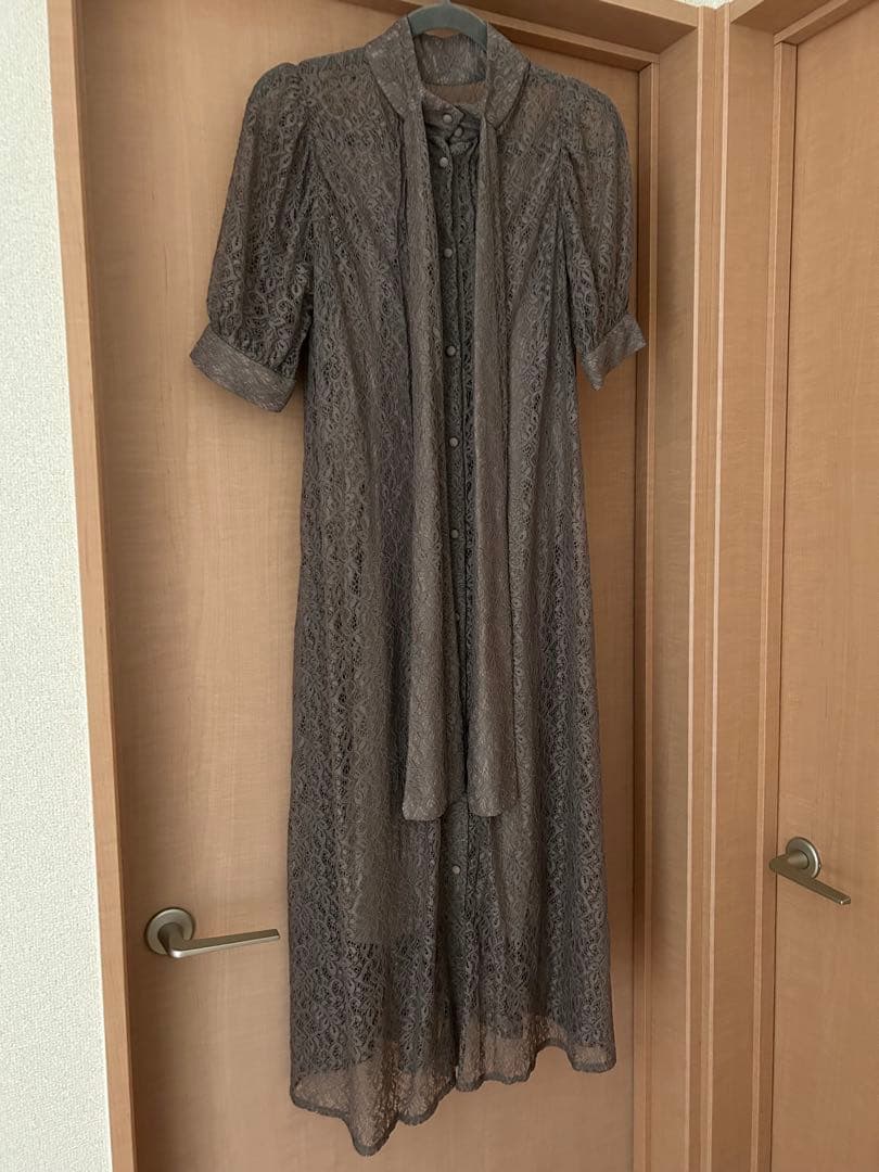 【お値下げ中】etoll バックリボンワンピース インナー付き