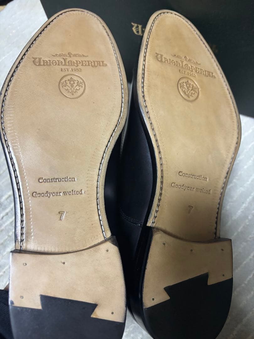新品　ユニオンインペリアル　U2001 ビジネスシューズ　7EE 25