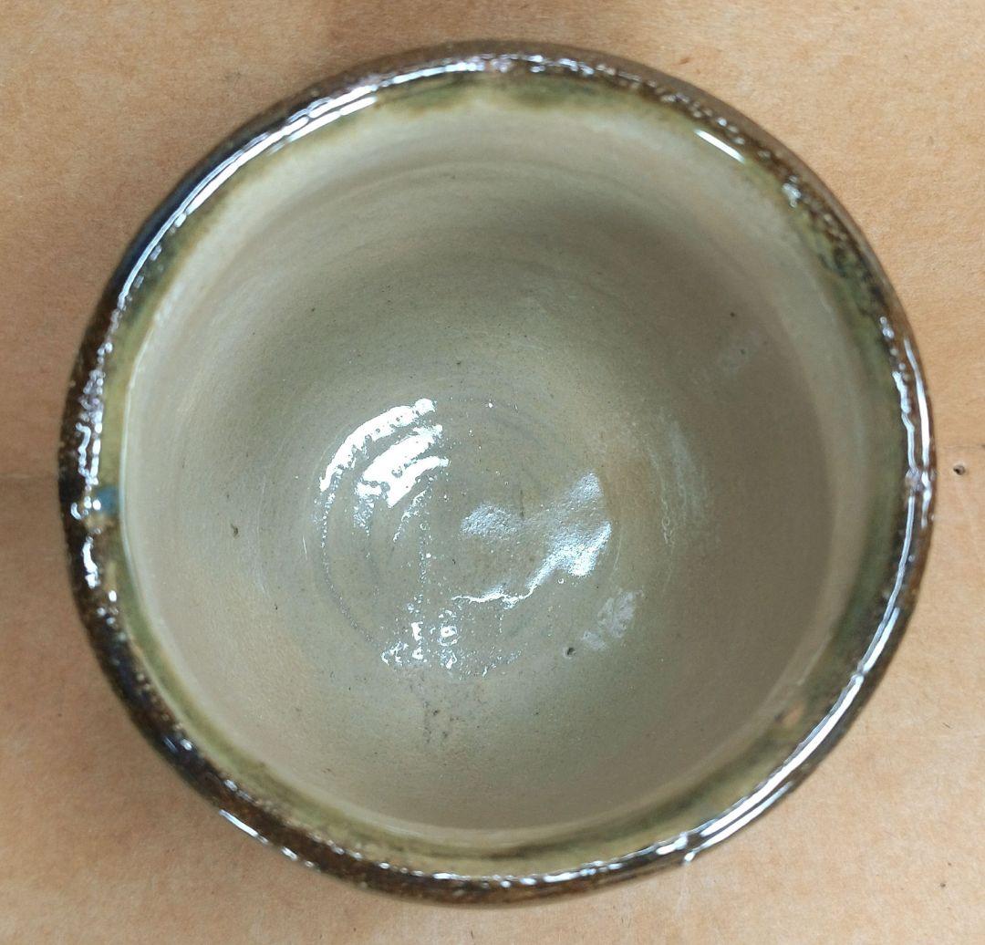 【本物保証】金城次郎 海老魚文湯呑 共箱 栞 人間国宝 壺屋焼 壷屋焼 やちむん