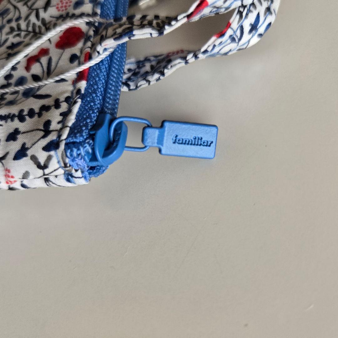 新品未使用　 ファミリア　ミニバッグチャーム リバティ素材