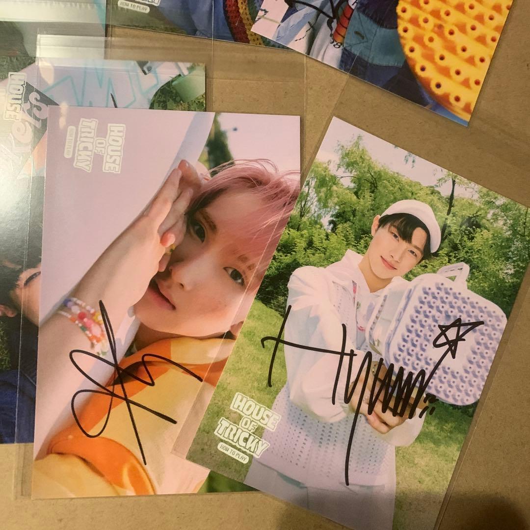 xikers 直筆サイン入りポストカード 9枚セット