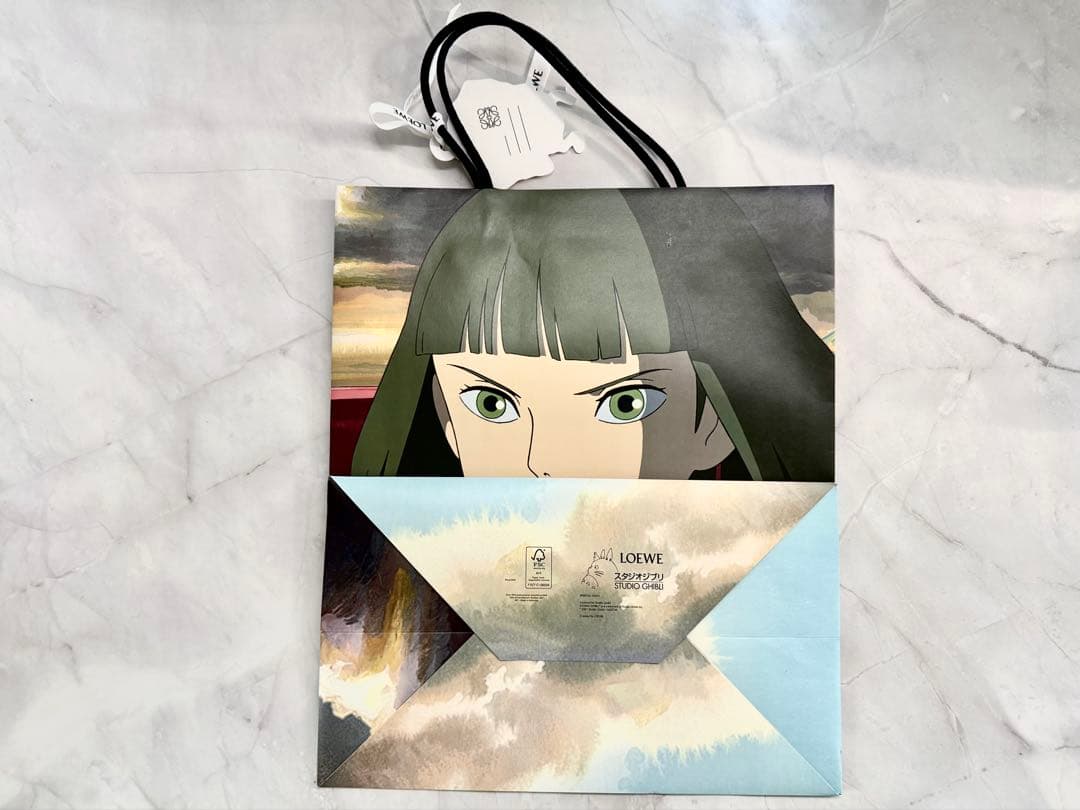 LOEWE × スタジオジブリ 千と千尋の神隠し コラボ ハク ショップ袋