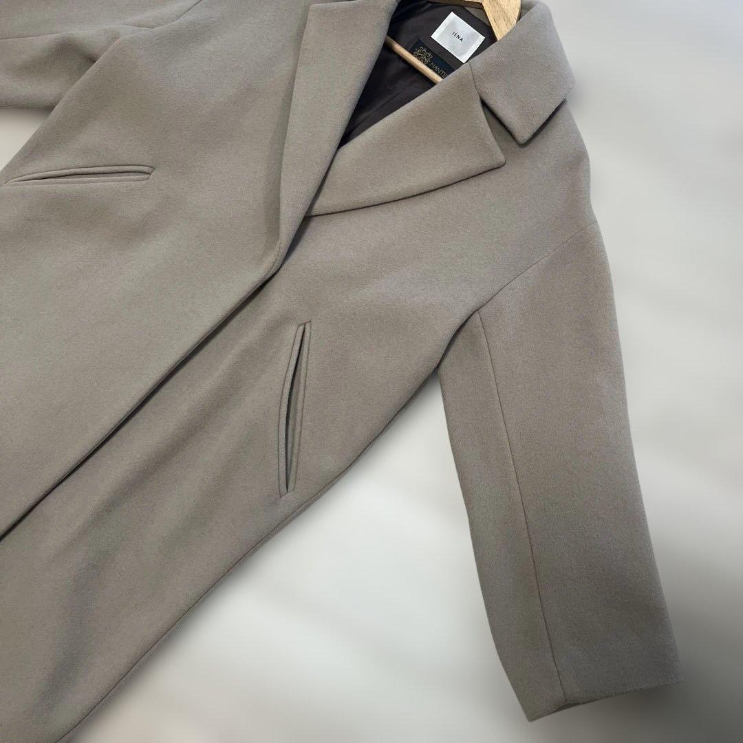 IENA イエナ　MANTECOオーバーチェスターコート　38 ベージュ