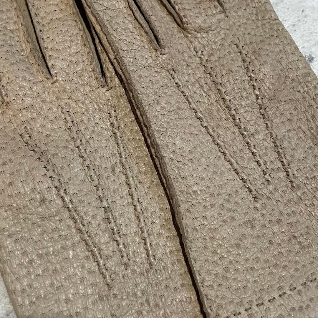 ペッカリー グローブ 革手袋 ベージュ