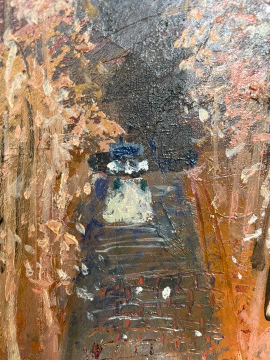 絵画、油絵、額縁