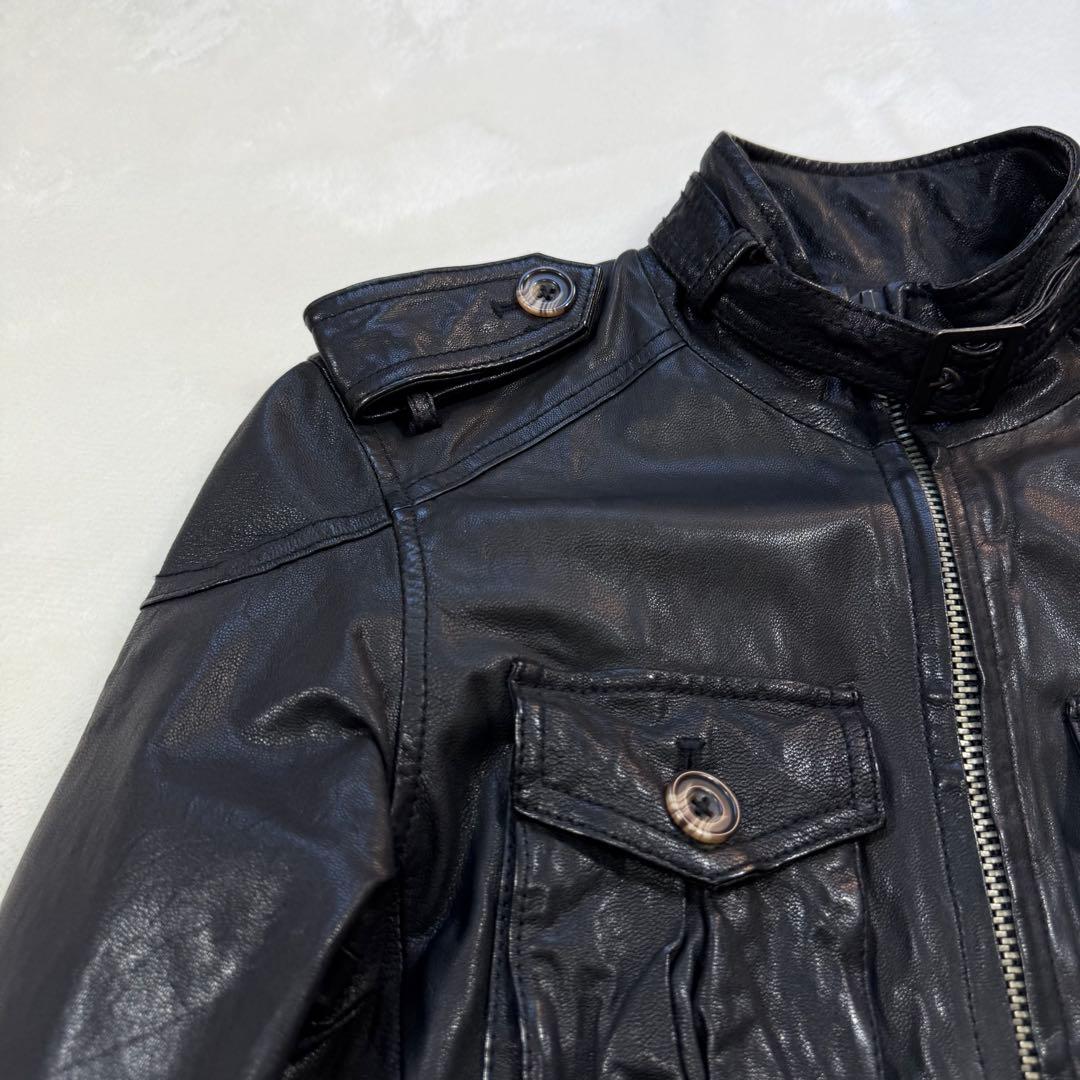 Y2K バッファローボブズ シワ加工シングルライダース 匠レザー CLASSIC