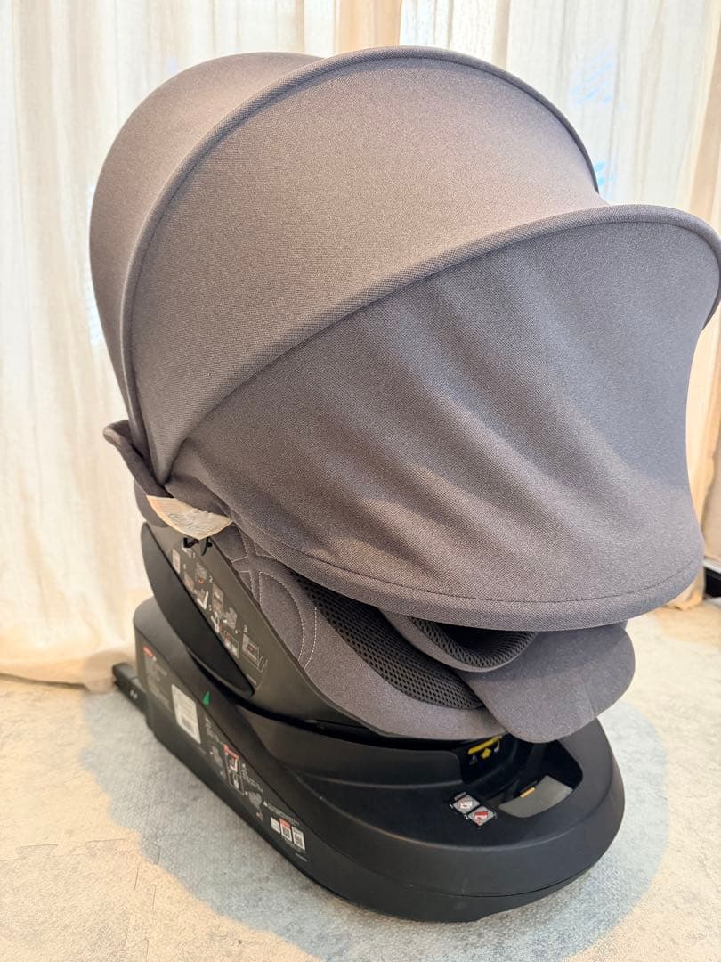 AILEBEBE 回転式チャイルドシート グレー　クルット4i ISOFIX