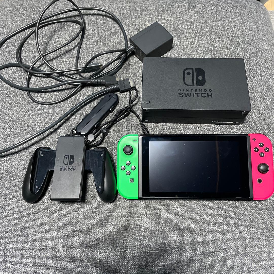 h*a様 【おまけ付き】Nintendo Switch ネオングリーン/ネオンピ