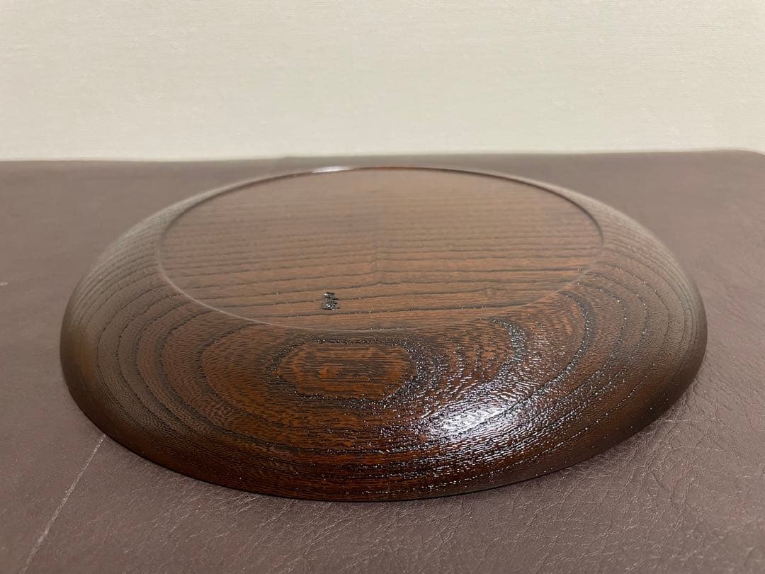 川北良造　神代欅　干菓子盆　共箱　栞　人間国宝　茶道具　漆器