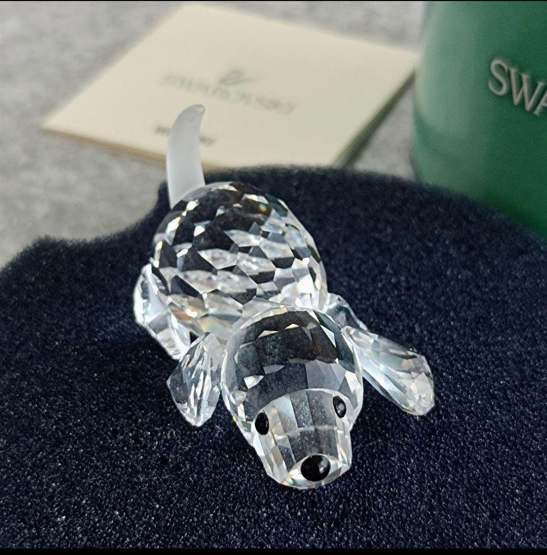 【SWAROVSKI スワロフスキー】犬☘ 置物 インテリア