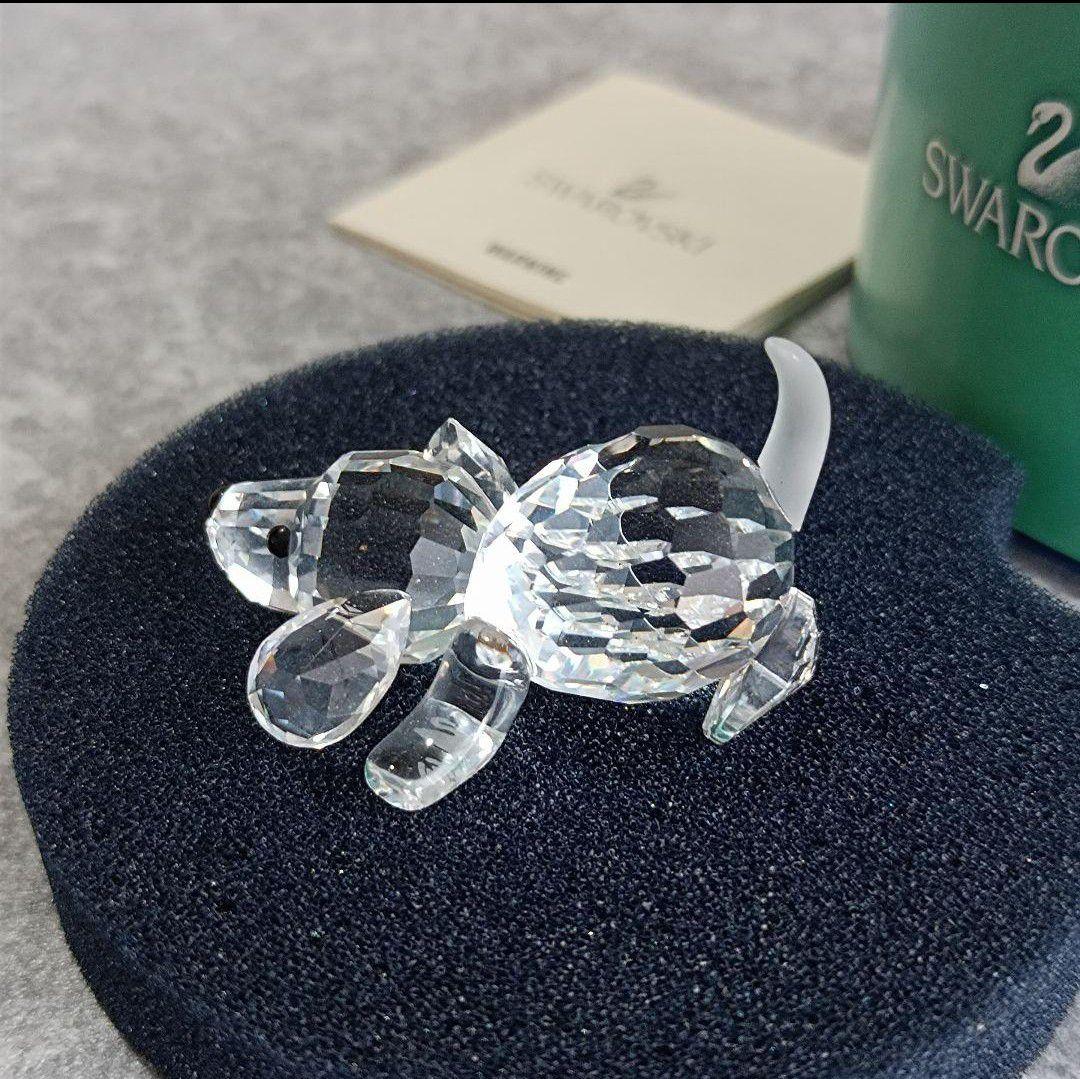 【SWAROVSKI スワロフスキー】犬☘ 置物 インテリア