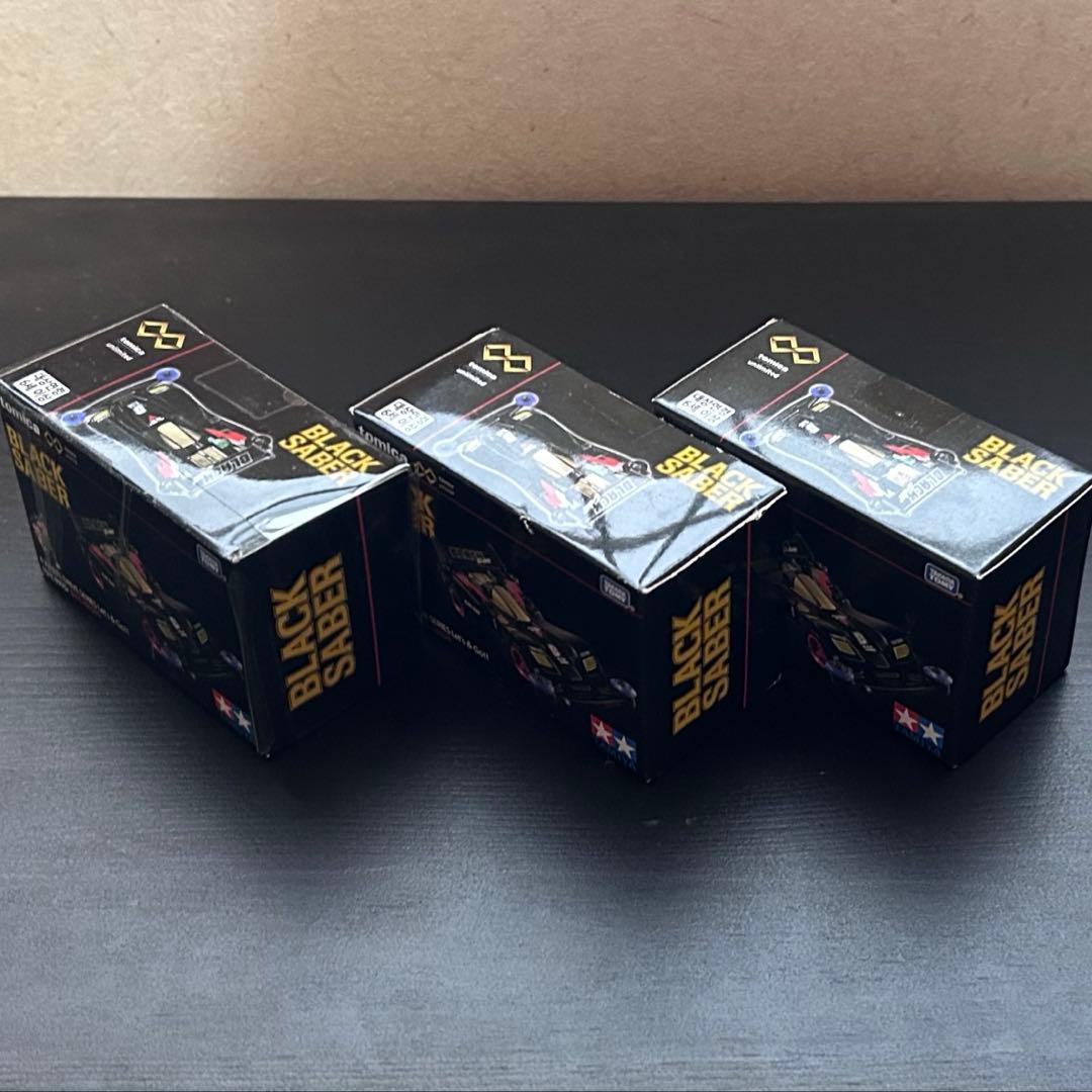 トミカプレミアムunlimited ミニ四駆 ブラックセイバー 韓国版 3台
