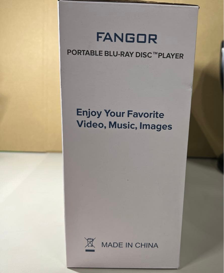 G234 FANGOR ポータブルブルーレイディスクプレーヤー FBR125