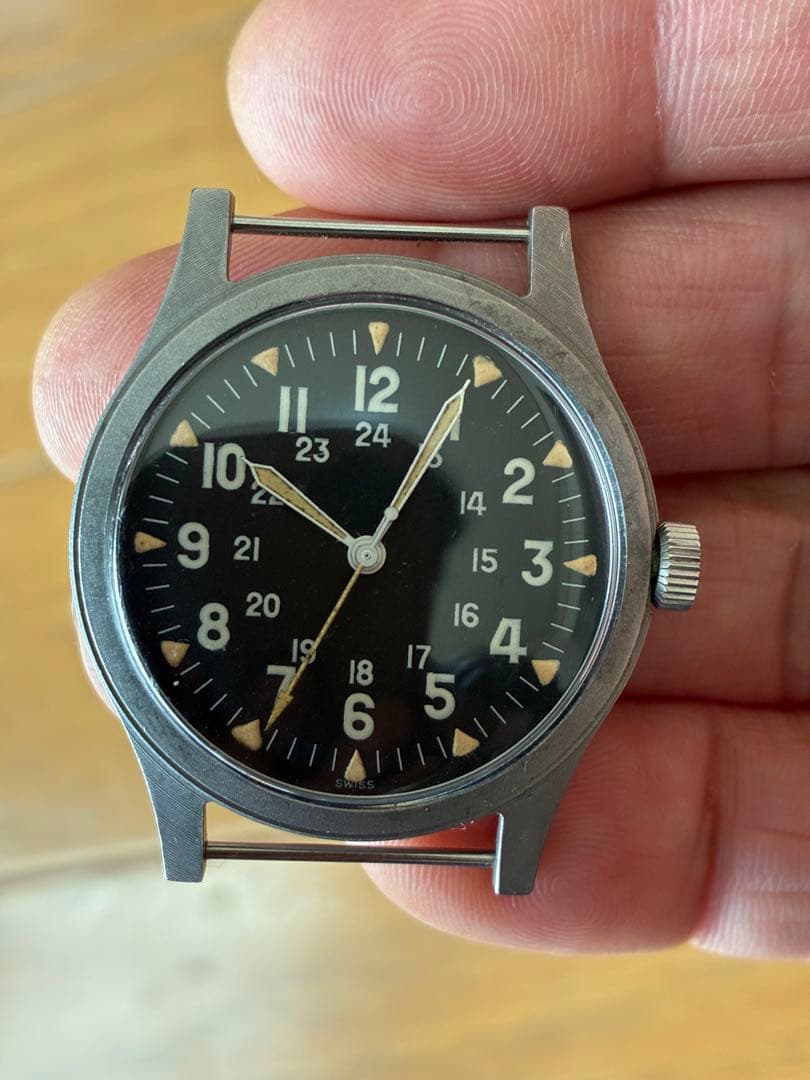 米軍パイロット用軍用時計 GG-W-113 2024年OH済（1月7日まで出品）