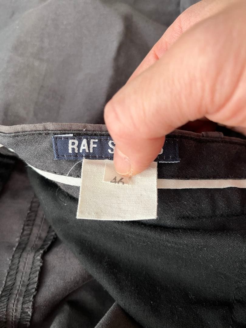 ラフシモンズ RAF SIMONS 初期 パンツ 紺タグ