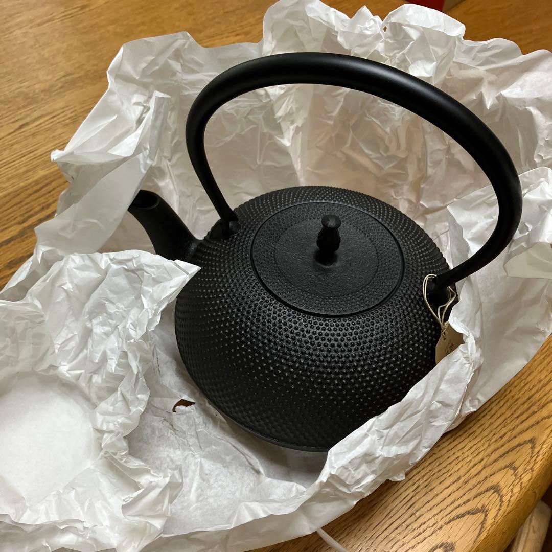 ［新品］OIGEN PREMIUM 鉄瓶 観月アラレ　1.85L 南部鉄器