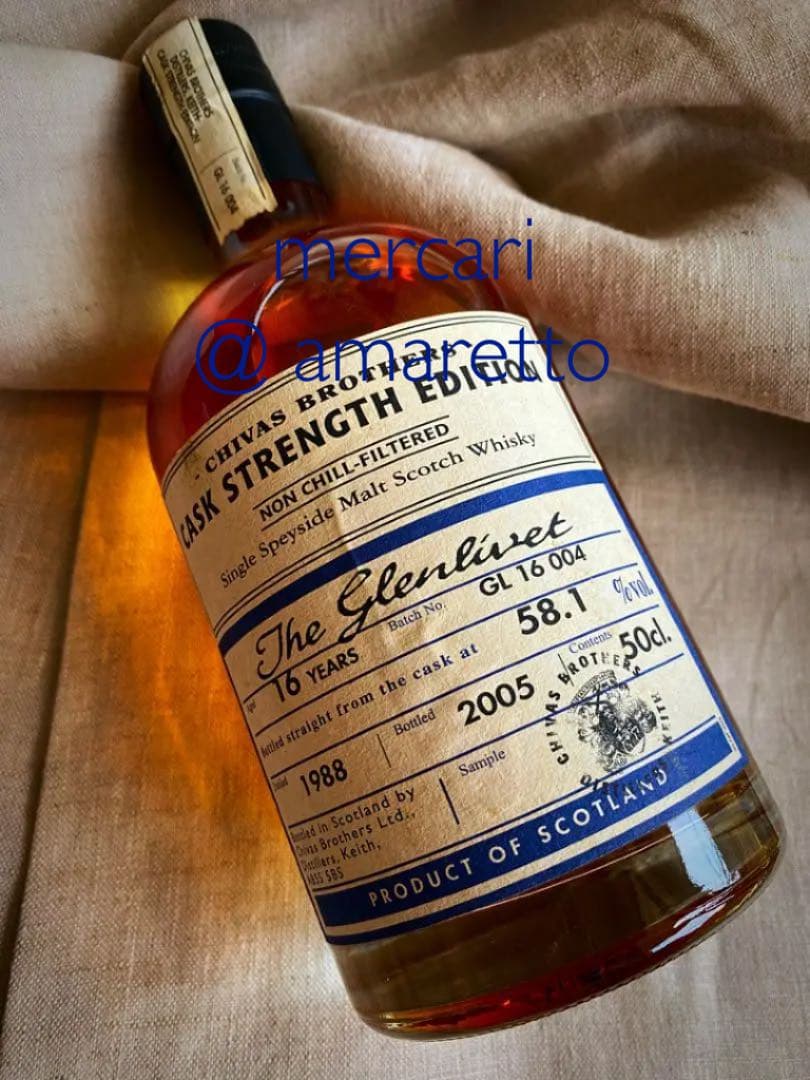 貴重 ザ グレンリベット 1988 16年 シーバスブラザーズ 58.1%