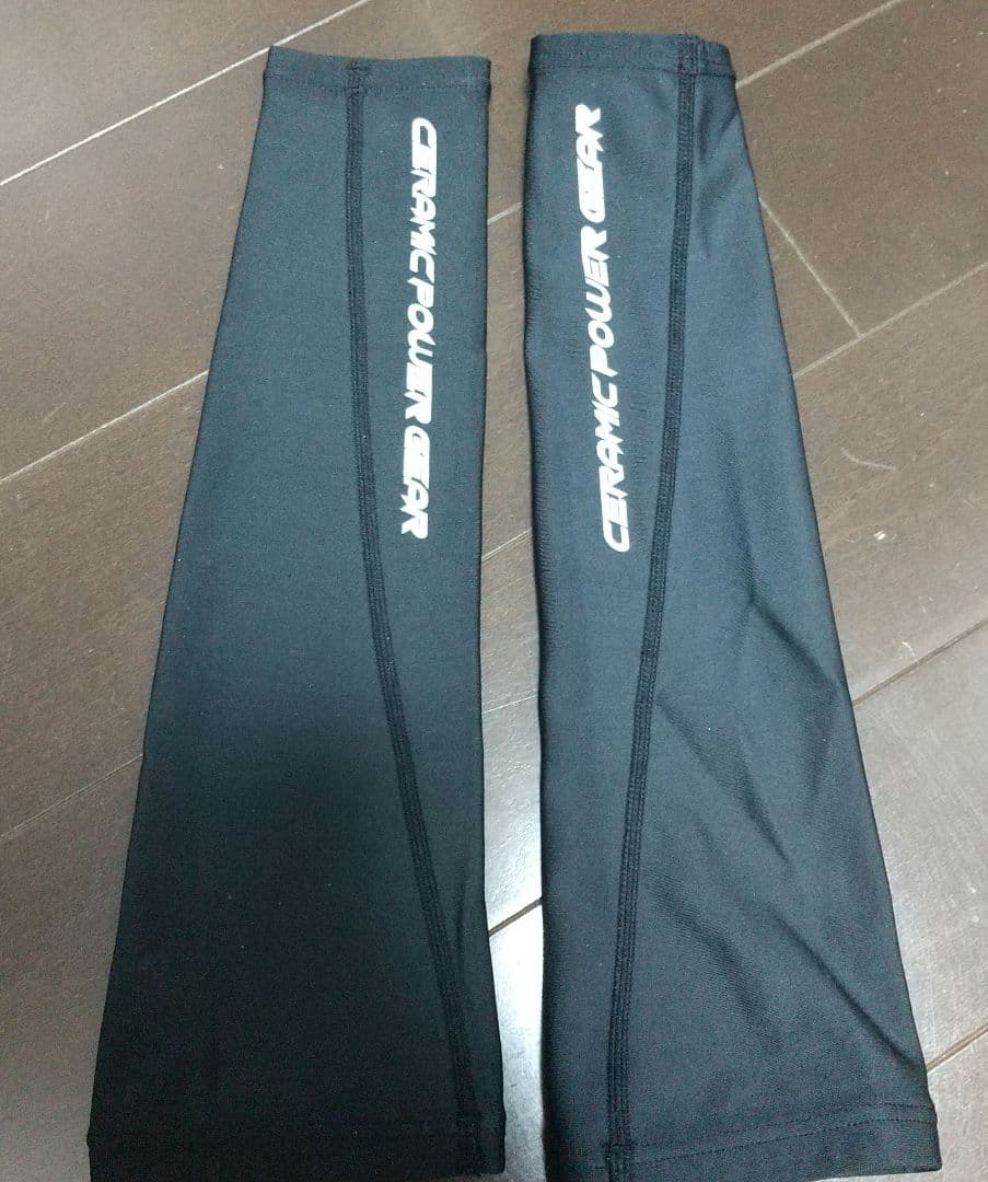 セラミックパワーギア　アームスリーブ ビックロゴ 両腕セット アームカバー