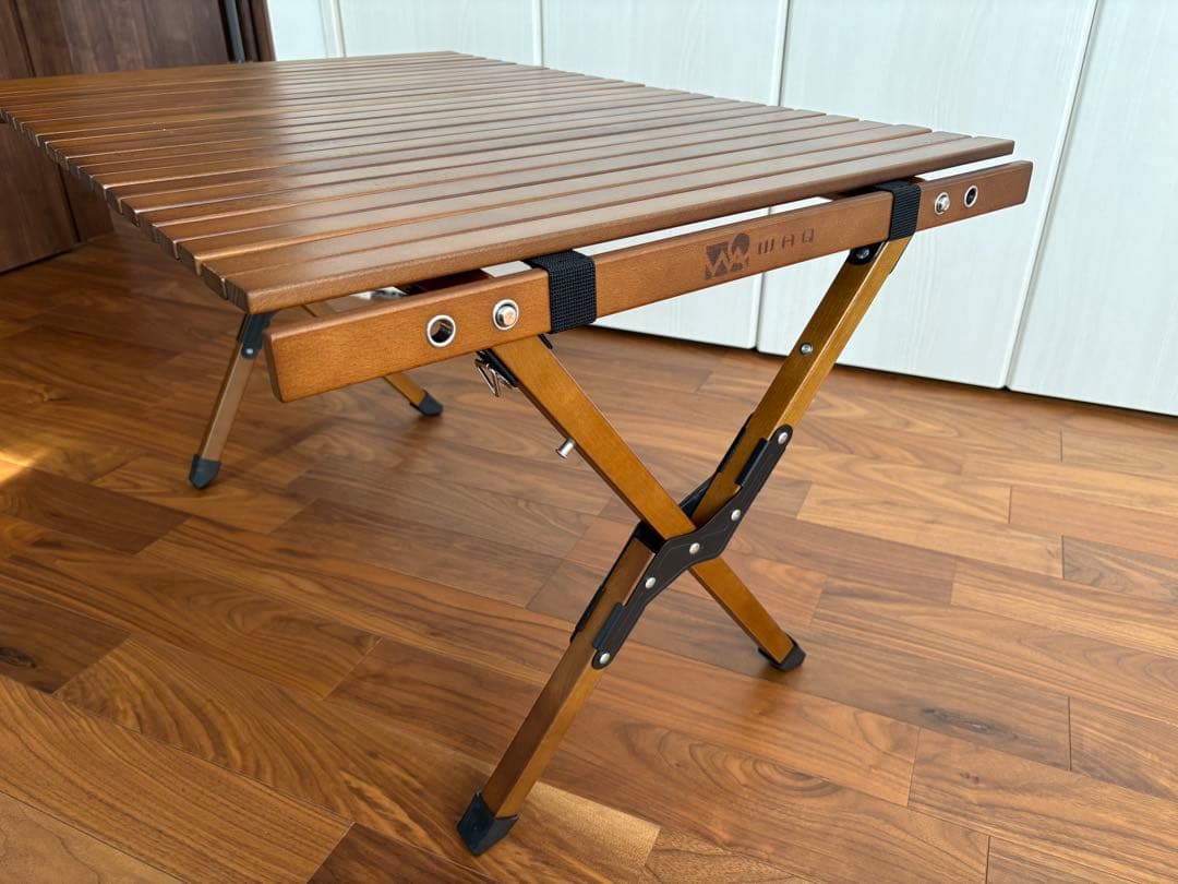 WAQ Folding Wood Table 折りたたみ木製テーブル