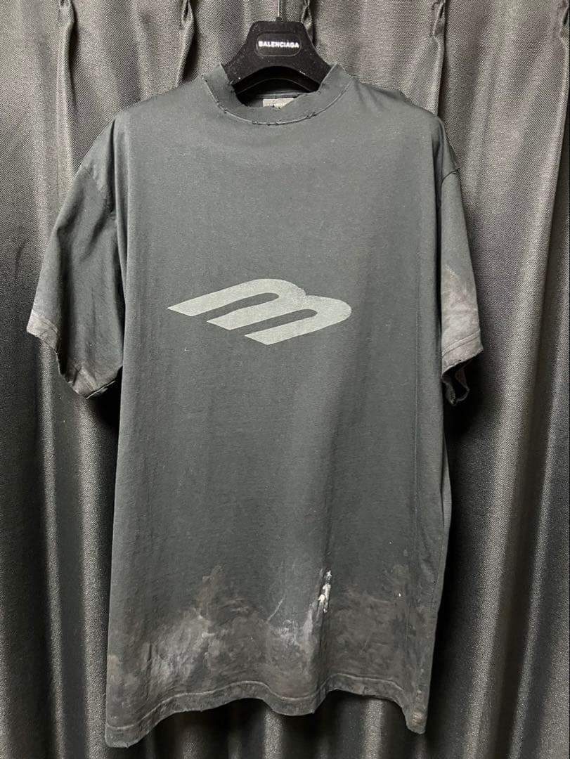 トップス balenciaga 3B Stencil T-Shirt Oversized