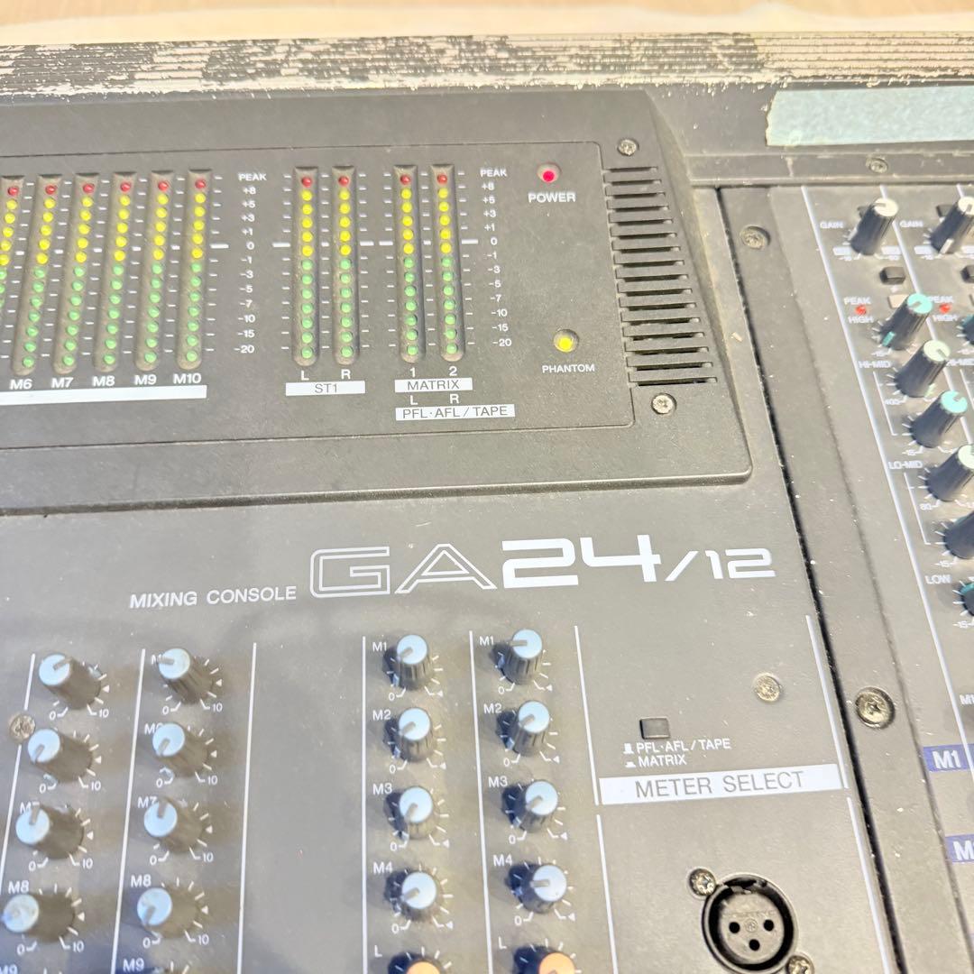 健士郎西園寺さま専用　アナログミキサー YAMAHA ga24/12 通電確認済