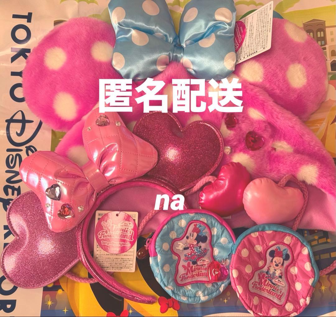 ミニー　ファンダーランド　パルパルーザ　ファンキャップ　カチューシャ　ポーチ