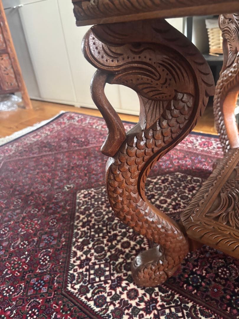 ヴィンテージ ローテーブル チーク材使用 美品 ミッドセンチュリーデザイン