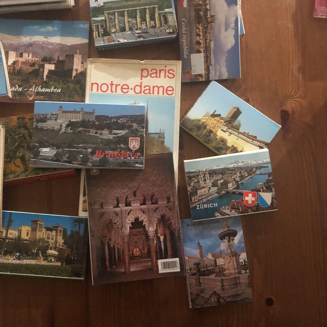 世界中の観光地のポストカードやマップなど