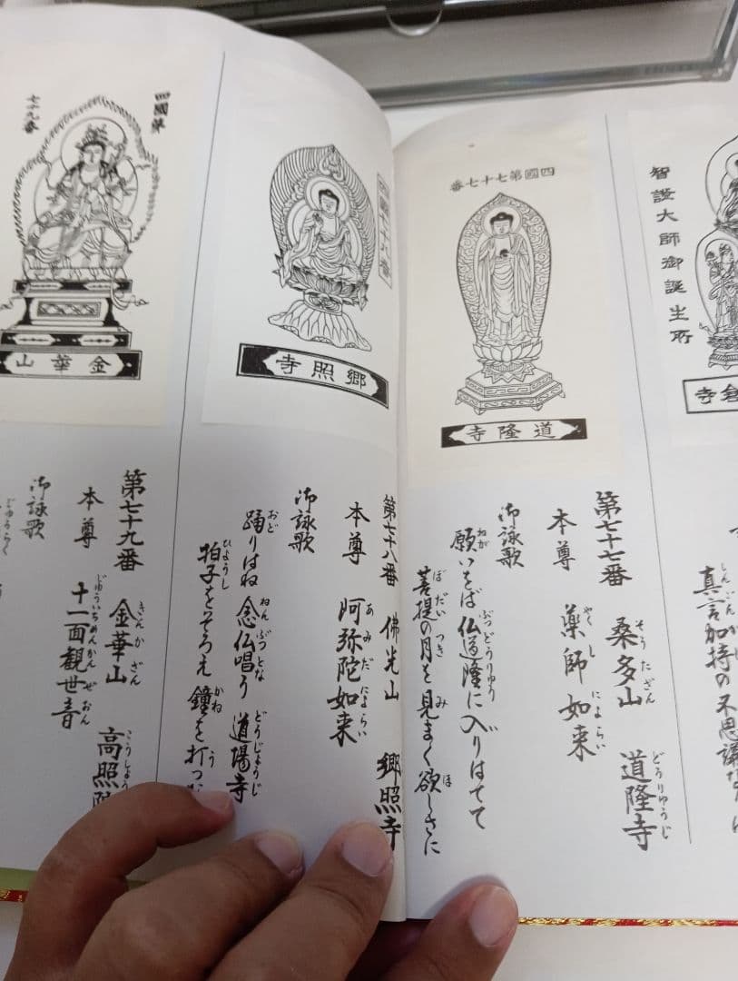 四国霊場八十八ヶ所本尊御影帳御影貼付済第１番札所〜第８８番札所昭和レトロ当時物