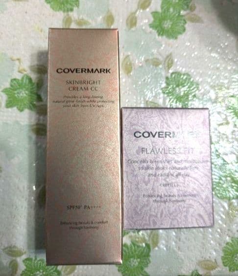 ☆新品☆カバーマークフローレス フィットファンデ&スキンブライトCC下地☆2個