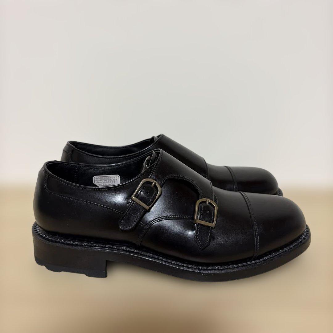 新品未使用　REGAL ブラック ダブルモンクビジネスシューズ　24cm