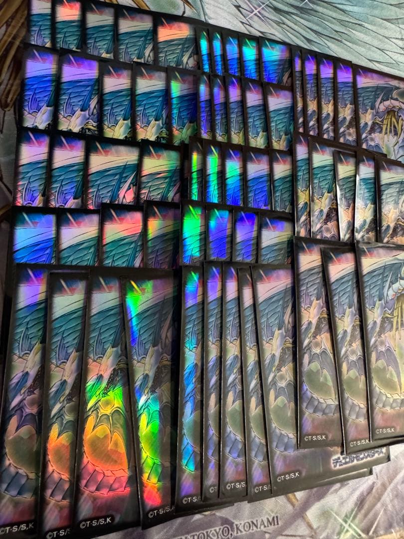 究極宝玉神 レインボー・ドラゴン スリーブ　遊戯王　 スリーブ　63枚