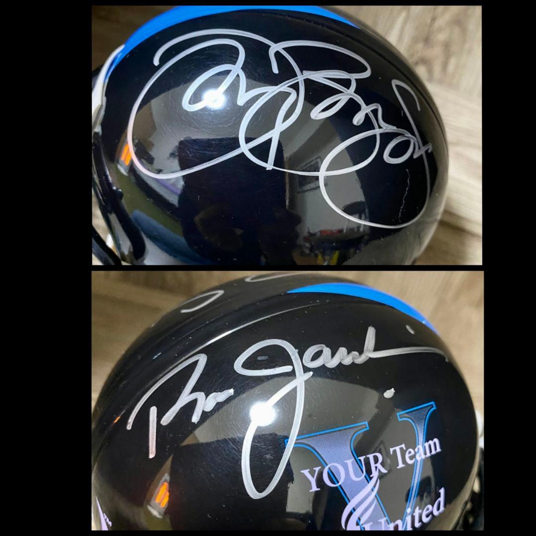 JON BON JOVI & RON JAWORSKI　直筆サイン　ヘルメット