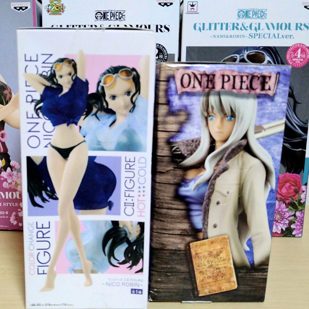 ONEPIECE・未開封フィギュア３点☆ロビン・オルビア☆グリグラ・DXF 他