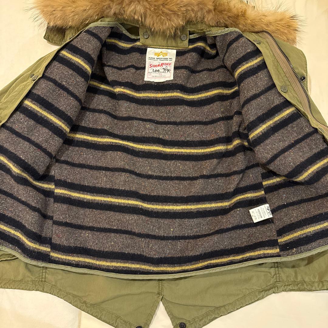 むにょむにょ他の方は買えません。Leeストームライダーミリタリージャケット