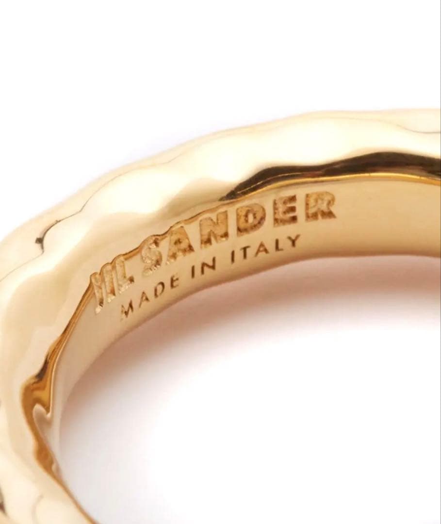 25年8月購入Jil Sander FW5 Hammered Ring リング