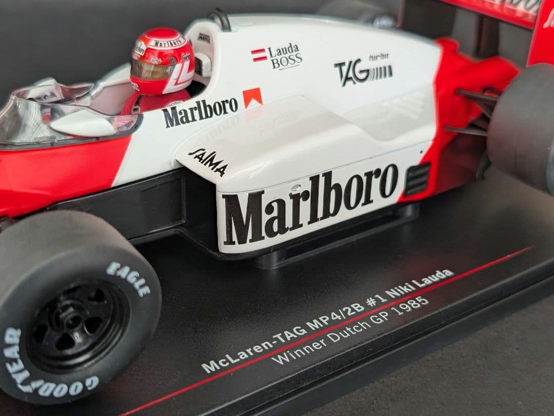 1/18 マクラーレン TAG MP4/2B #1 N.ラウダ マルボロデカール